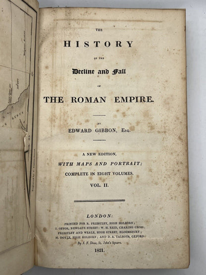 The Decline and Fall of the Roman Empire by Edward Gibbon 1821