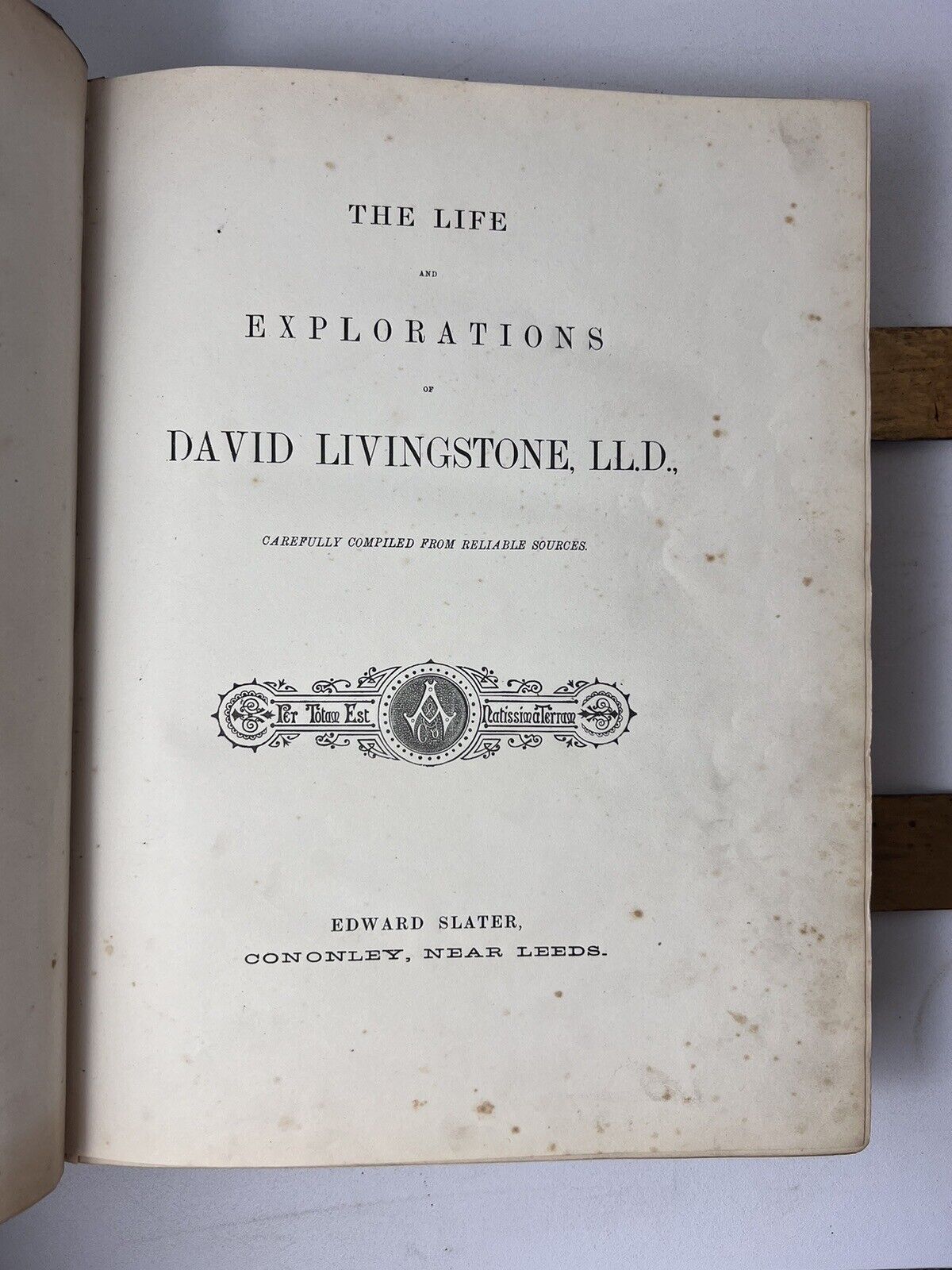 The Life and Explorations of Dr Livingstone 1878