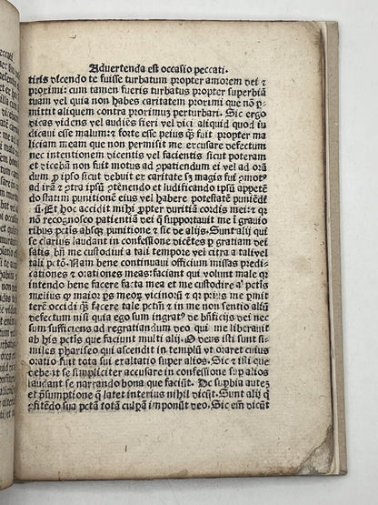 De Modo Confitendi by Thomas Aquinas 1518; Matthew of Krakow RARE POST INCUNABLE