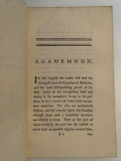 The Greek Tragic Theatre 1777 Aeschylus, Euripides, Sophocles