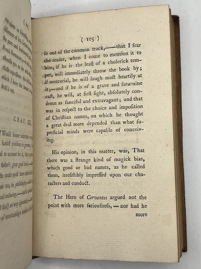 The Life and Opinions of Tristram Shandy by Laurence Sterne 1773