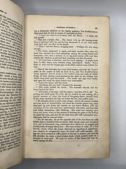 Nicholas Nickleby by Charles Dickens 1839 First Edition