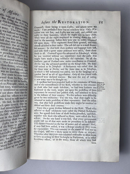 Burnet's History of His Own Time 1724-34 First Edition