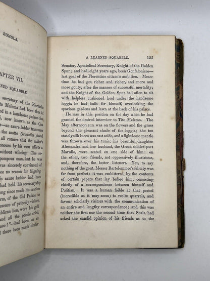 Romola by George Eliot 1863 First Edition