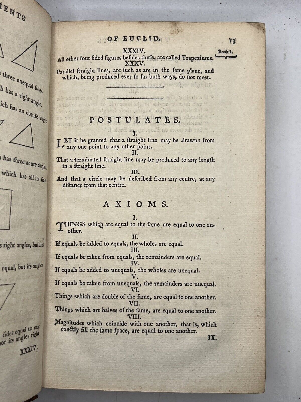 The Elements of EUCLID 1799 Simson English Edition