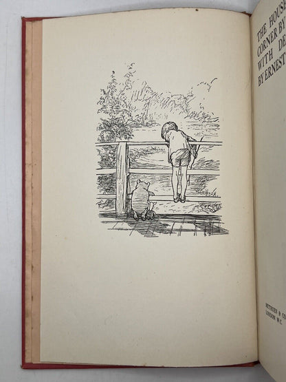 The House at Pooh Corner by A.A. Milne 1928 First Edition First Impression with the Dust Jacket