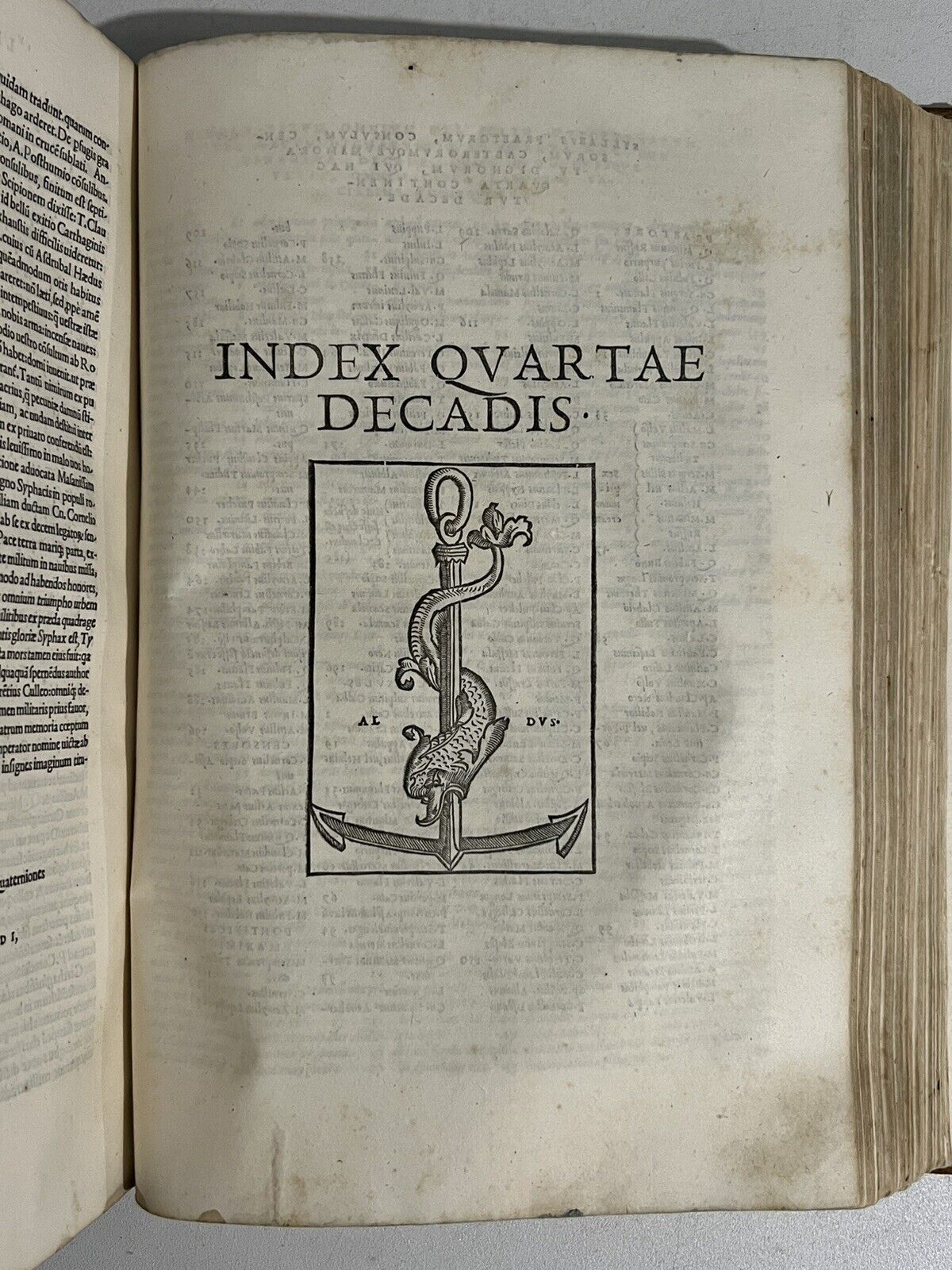 Livy & Polybius 1520-21 First Folio Aldine Press