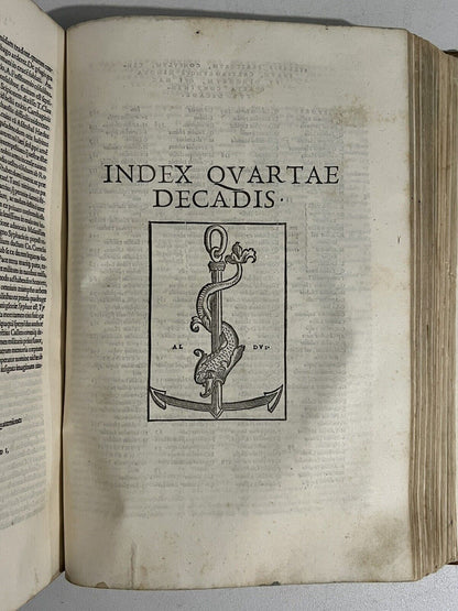 Livy & Polybius 1520-21 First Folio Aldine Press