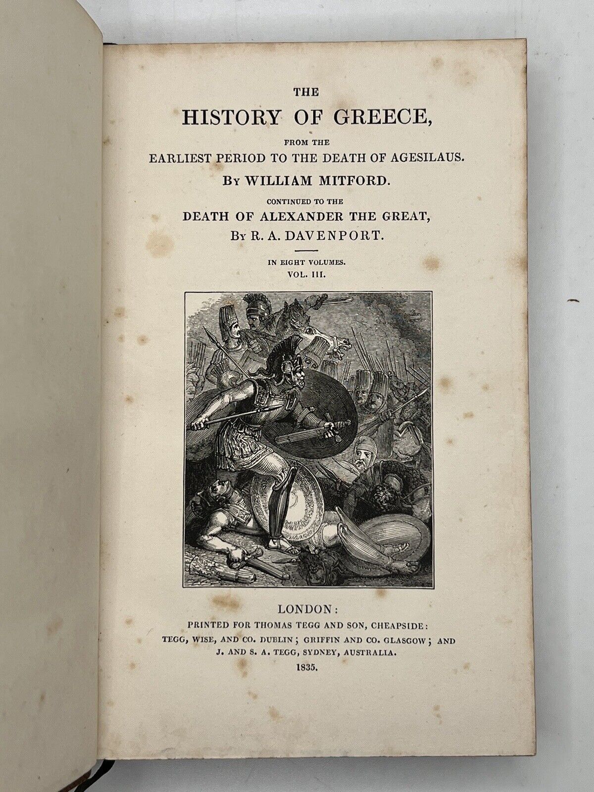 The History of Ancient Greece by W.Mitford 1835