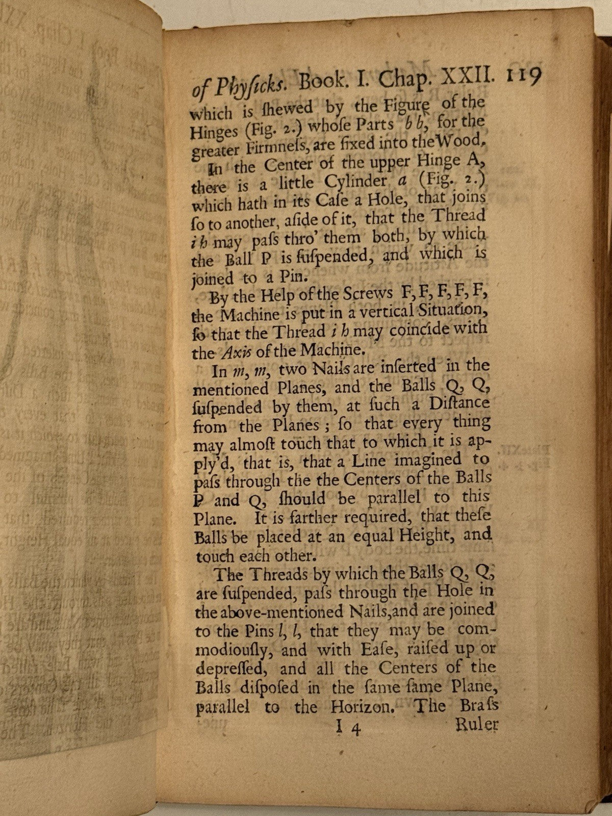 Gravesande on Isaac Newton's Principia Mathematica 1720 First Edition