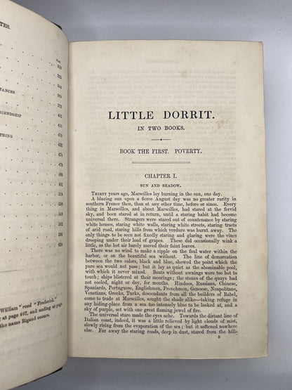 Little Dorrit by Charles Dickens 1857 First Edition First Impression From Parts