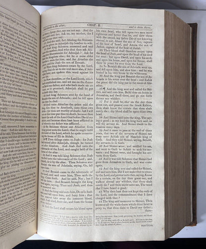 Antique King James Bible 1809 with the Apocrypha HUGE FOLIO