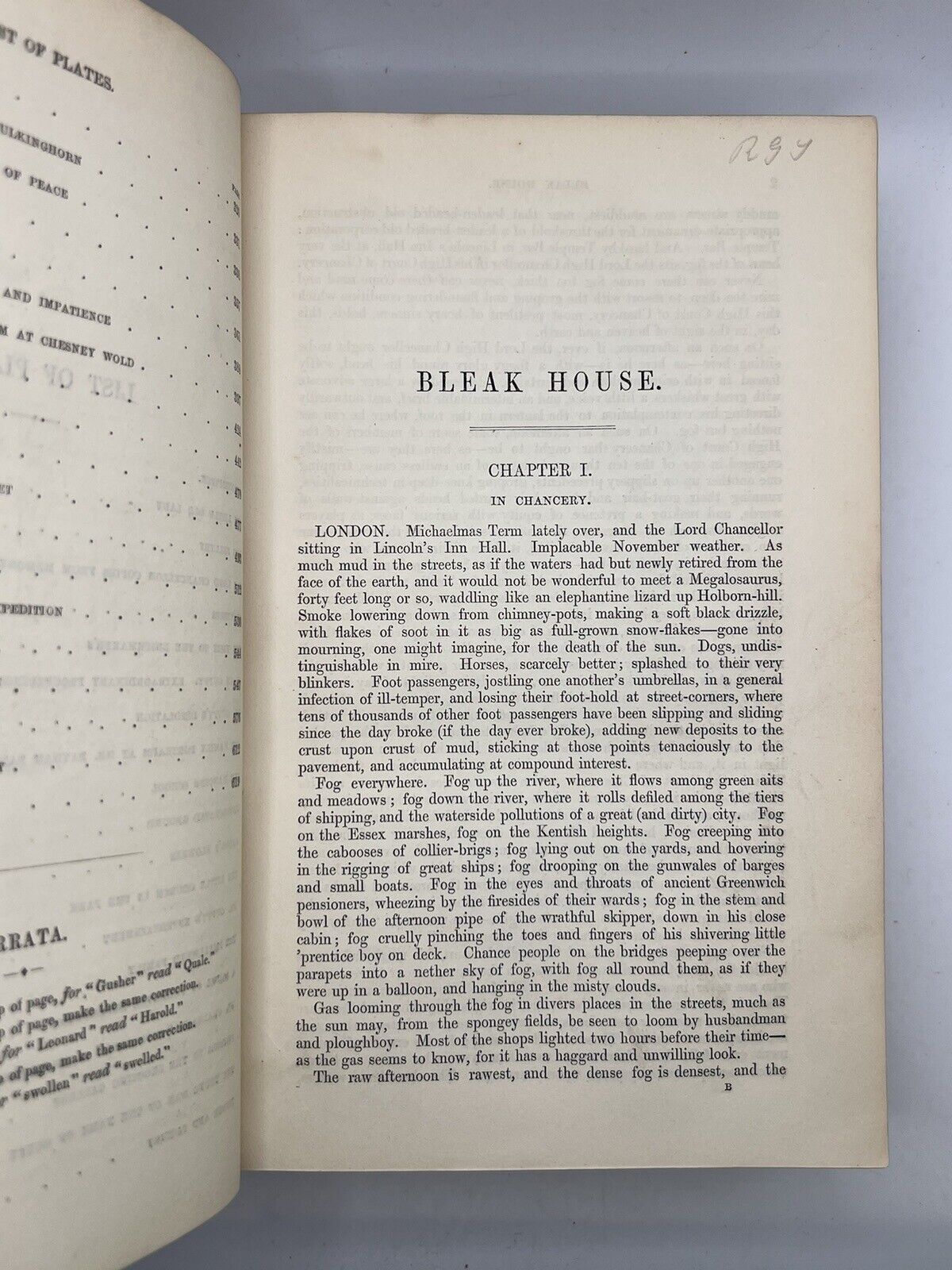 Bleak House by Charles Dickens 1853 First Edition First Impression