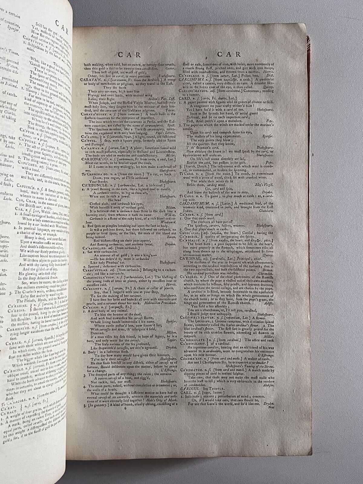 Samuel Johnson's Dictionary of the English Language 1784