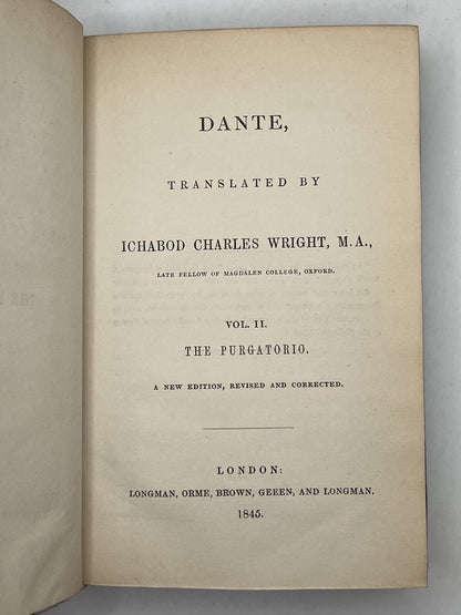 Dante's Inferno, Purgatory, & Paradise 1845