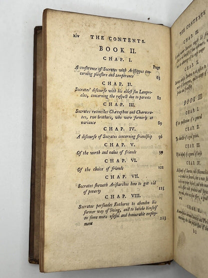 The Memorable Things of Socrates from Xenophon 1757