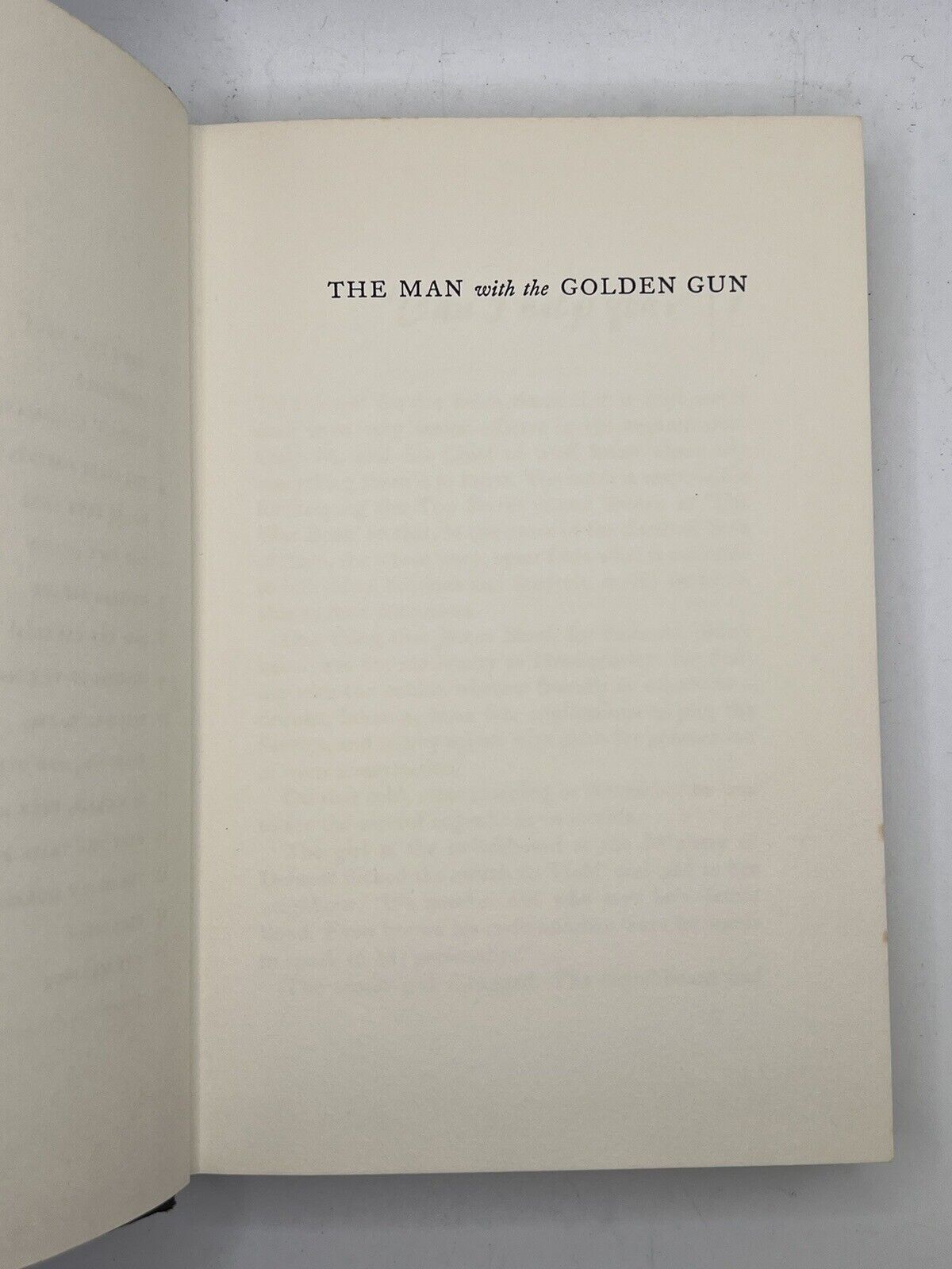 The Man With the Golden Gun by Ian Fleming 1965 First Edition First Impression