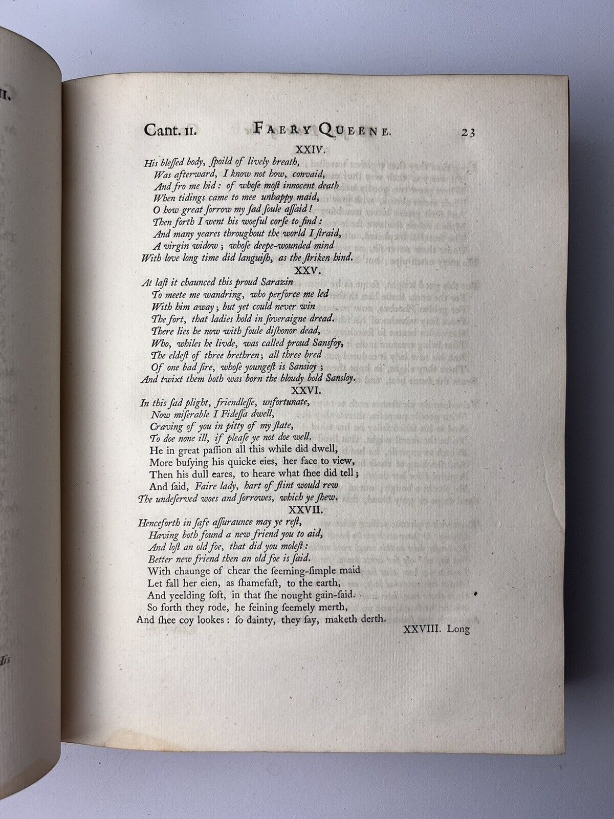 The Faerie Queene by Edmund Spenser 1758 John Upton Edition