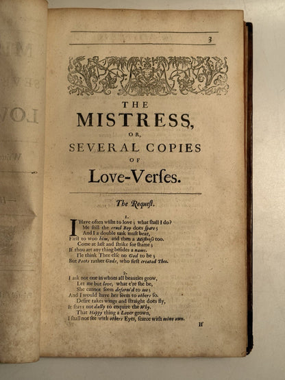 The Works of Abraham Cowley 1674-1689