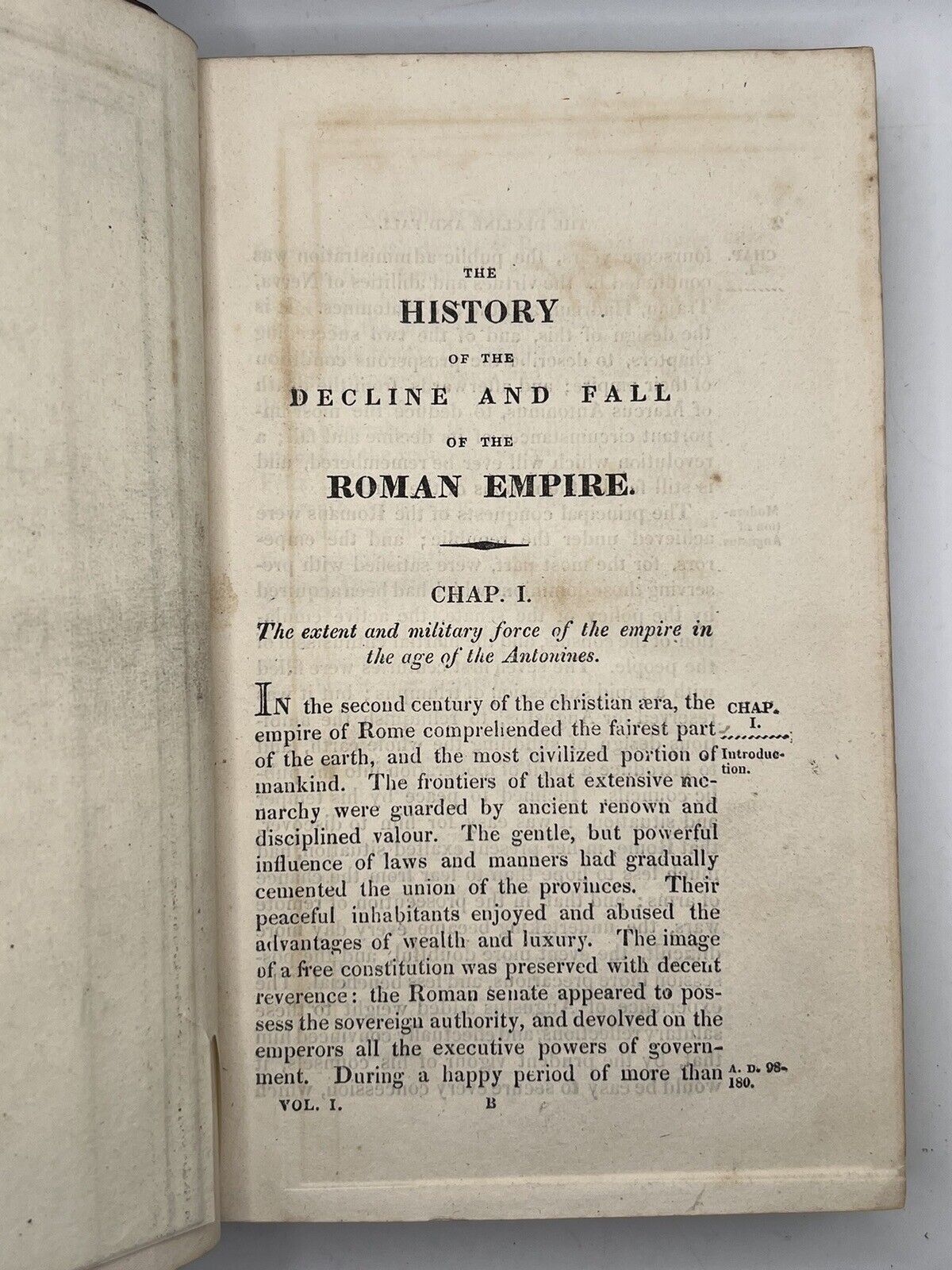 The Decline and Fall of the Roman Empire by Edward Gibbon 1819 in 12 Volumes