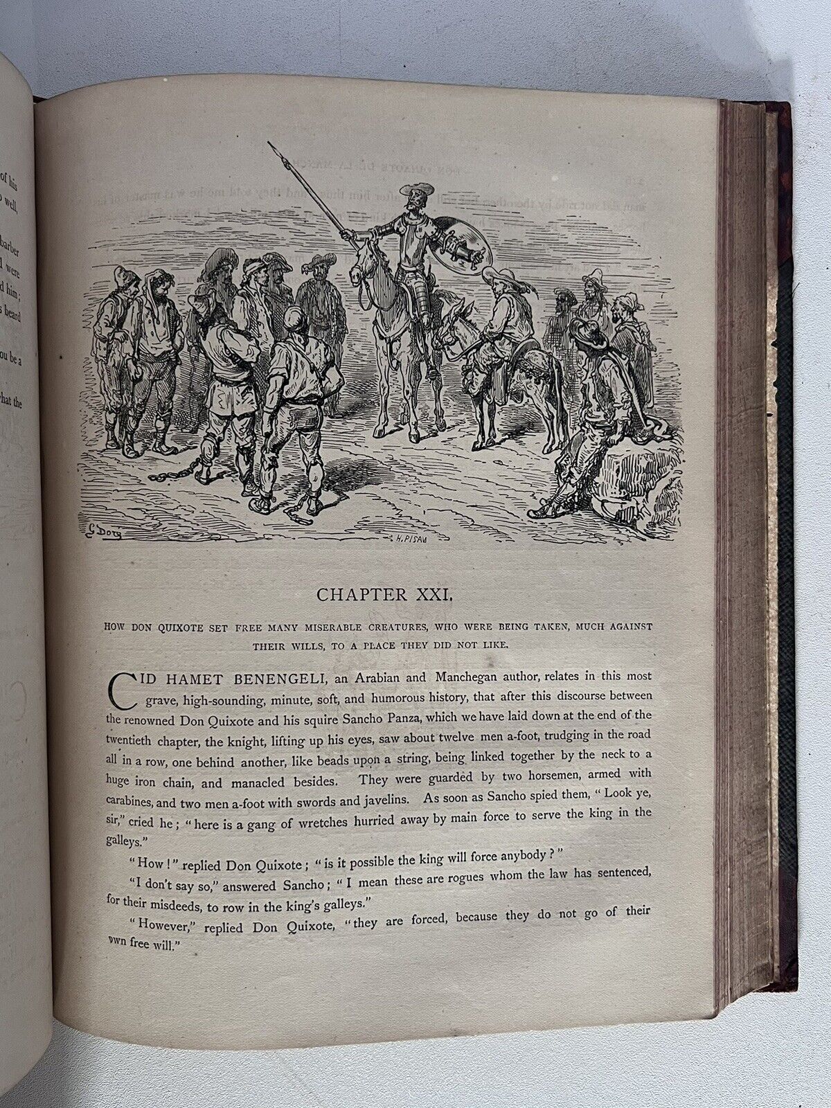 Don Quixote by Miguel de Cervantes c.1870 Gustave Dore