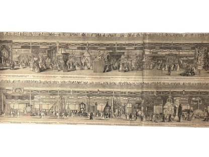 A Panorama of the Great Exhibition of 1851 from the Illustrated London News