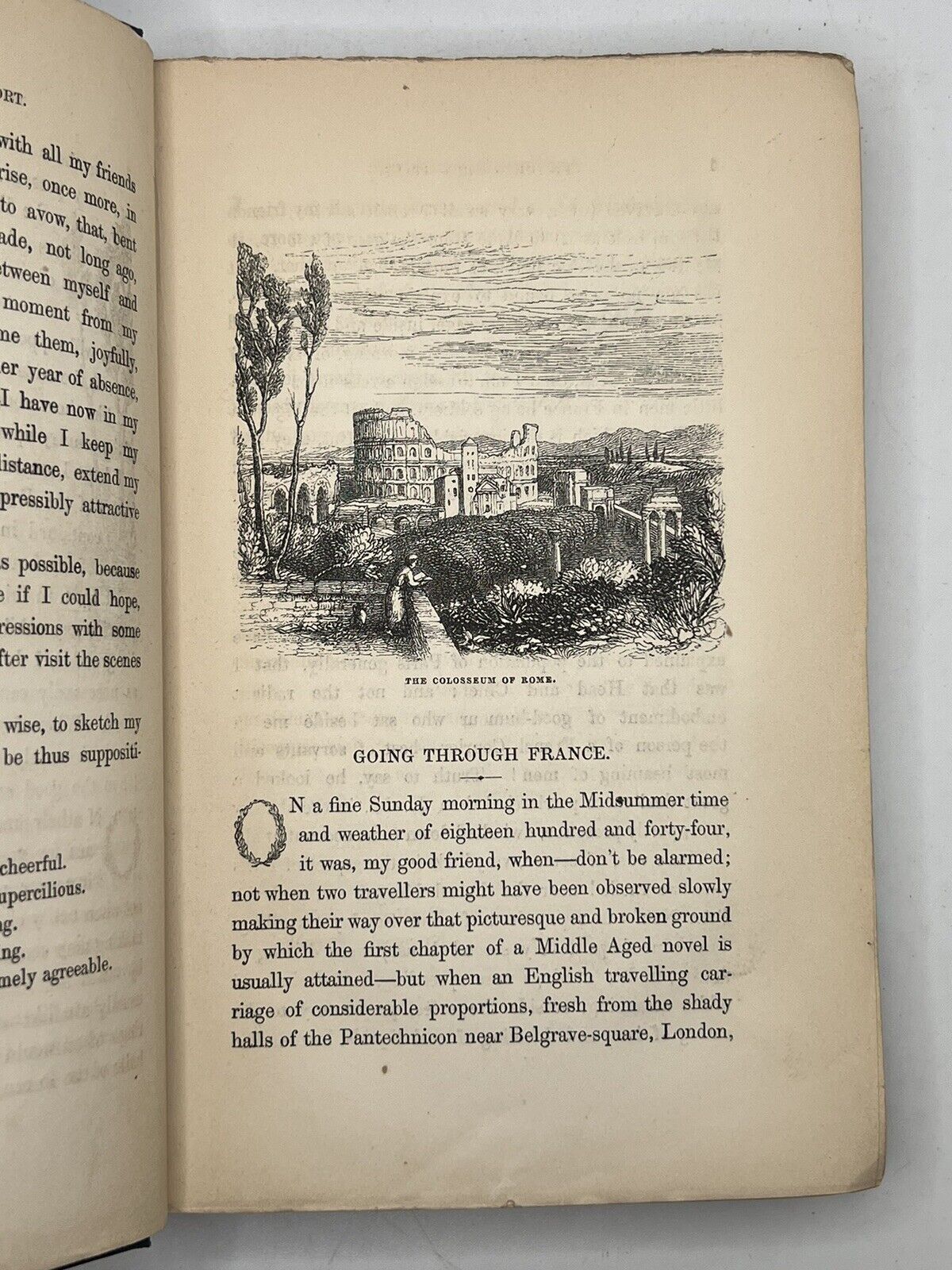 Pictures from Italy by Charles Dickens 1846 First Edition Original Cloth