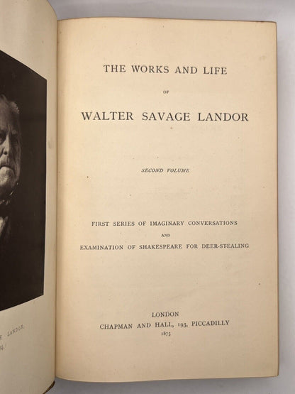 The Works of Walter Savage Landor 1876