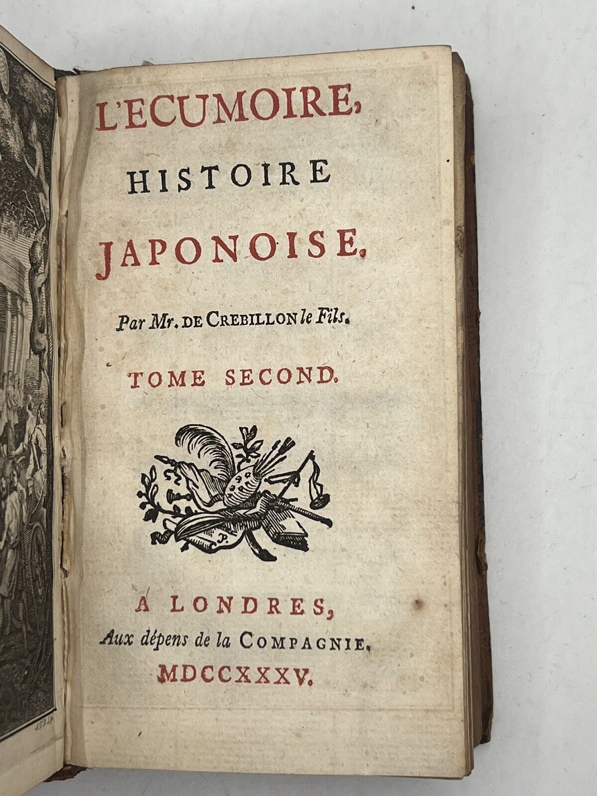 L'Ecumoire - A Japanese Story 1735 Crébillon