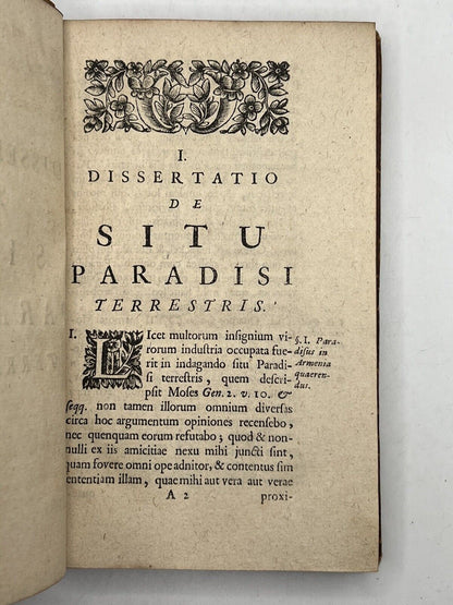 Adriaan Reland Dissertations 1706 First Edition