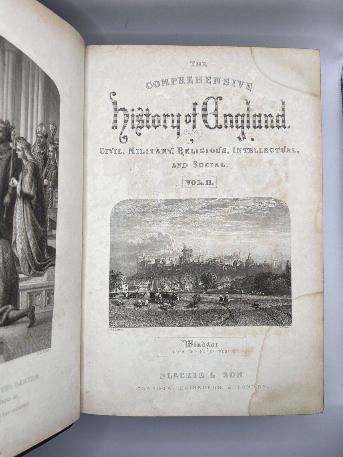 A Comprehensive History of England by Charles Macfarlane 1861