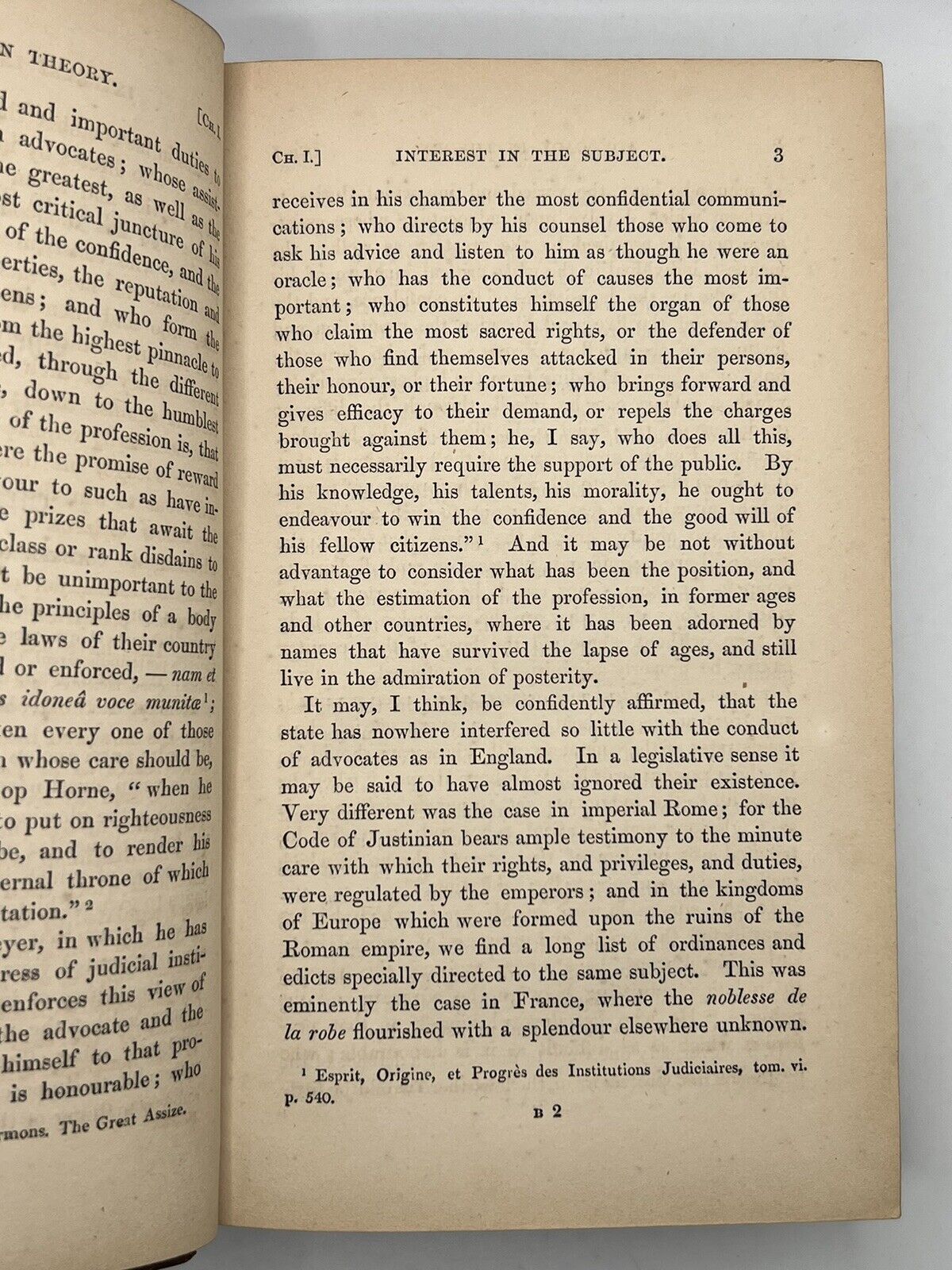 Hortensius: Or, the Advocate by William Forsyth 1849 First Edition