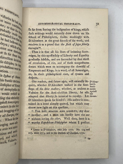 History of Jacobinism by Abbe Barruel 1797-8