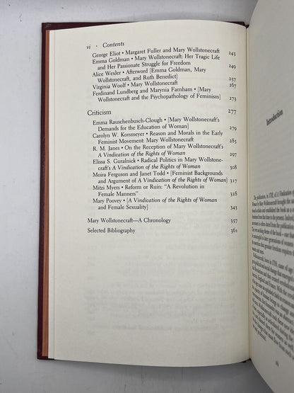 A Vindication of the Rights of Woman by Mary Wollstonecraft 1992 Easton Press