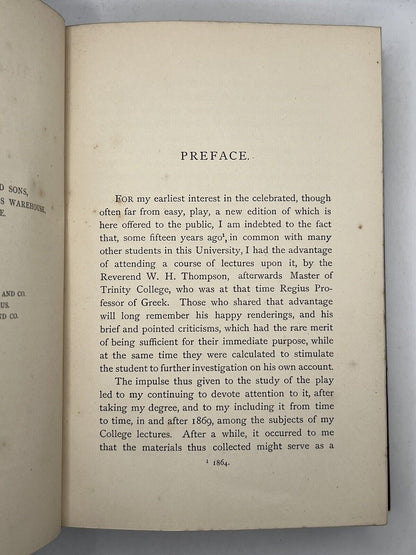 The Bacchae of Euripides 1892 Hatchards