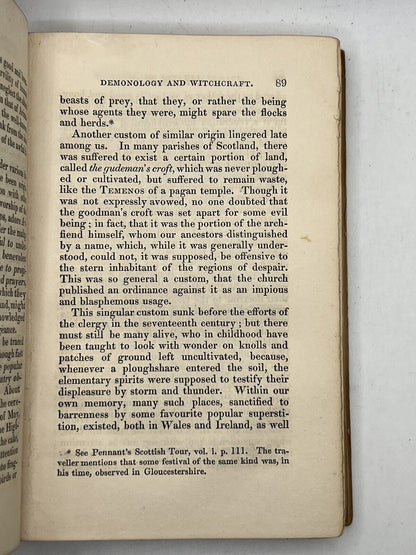 Letters on DEMONOLOGY & WITCHCRAFT by Walter Scott 1830 First Edition