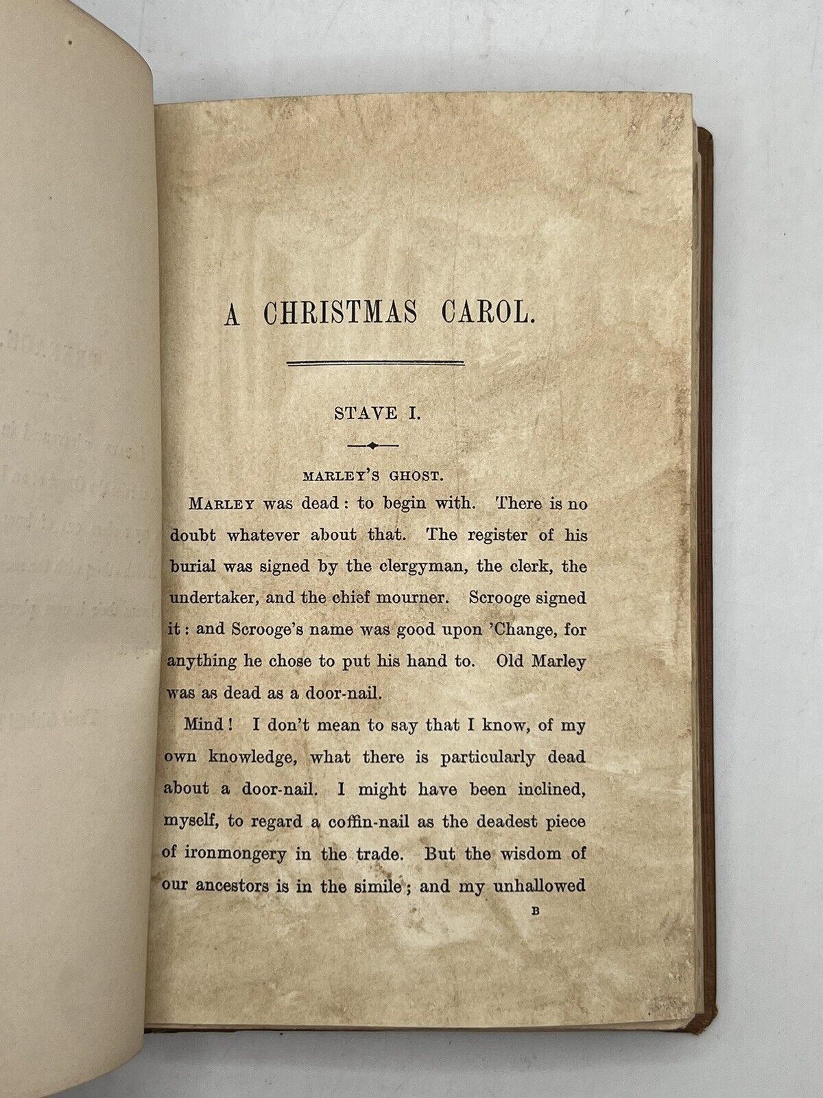 A Christmas Carol by Charles Dickens 1843 First Edition First Impression Cloth