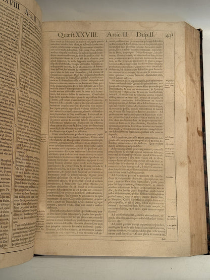 Luis de Molina's Commentary on Thomas Aquinas 1593 First Edition
