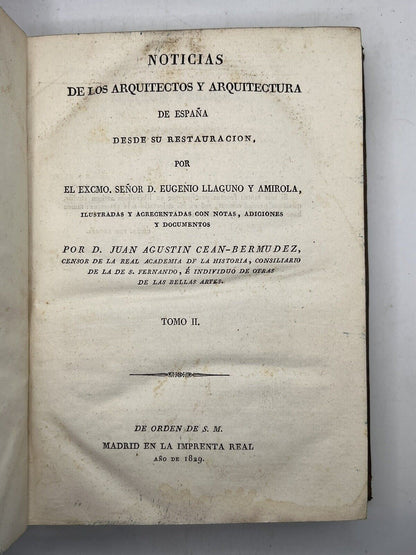 The Architects and Architecture of Spain 1829 Spanish Edition