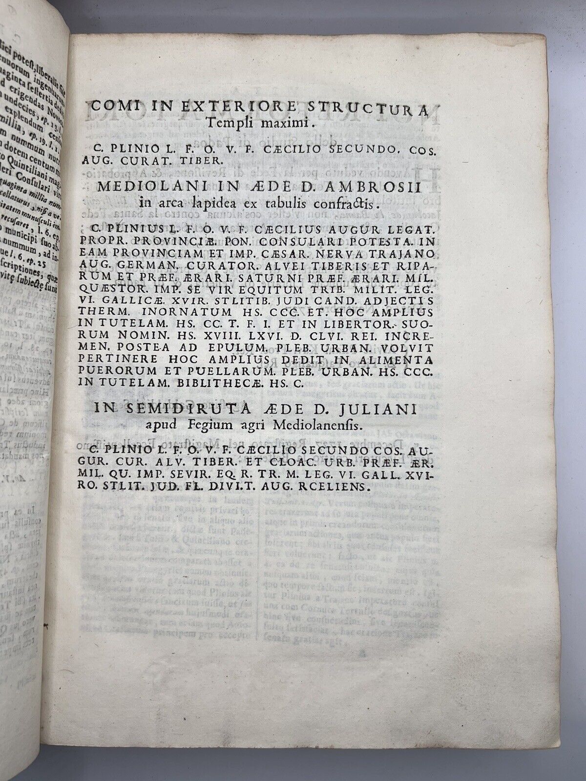 Ancient Panegyrics By Jacobus De La Baune 1728 Second Italian Edition