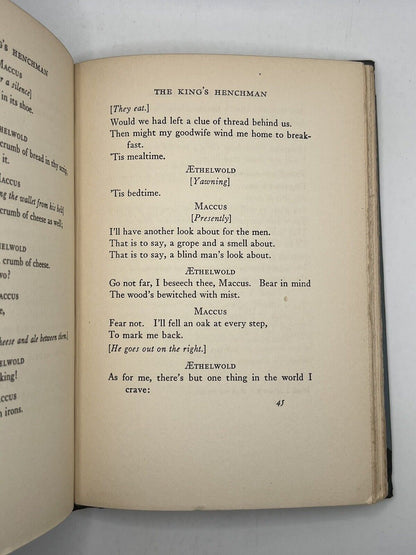 The King's Henchman by Edna St. Vincent Millay 1927 First Edition