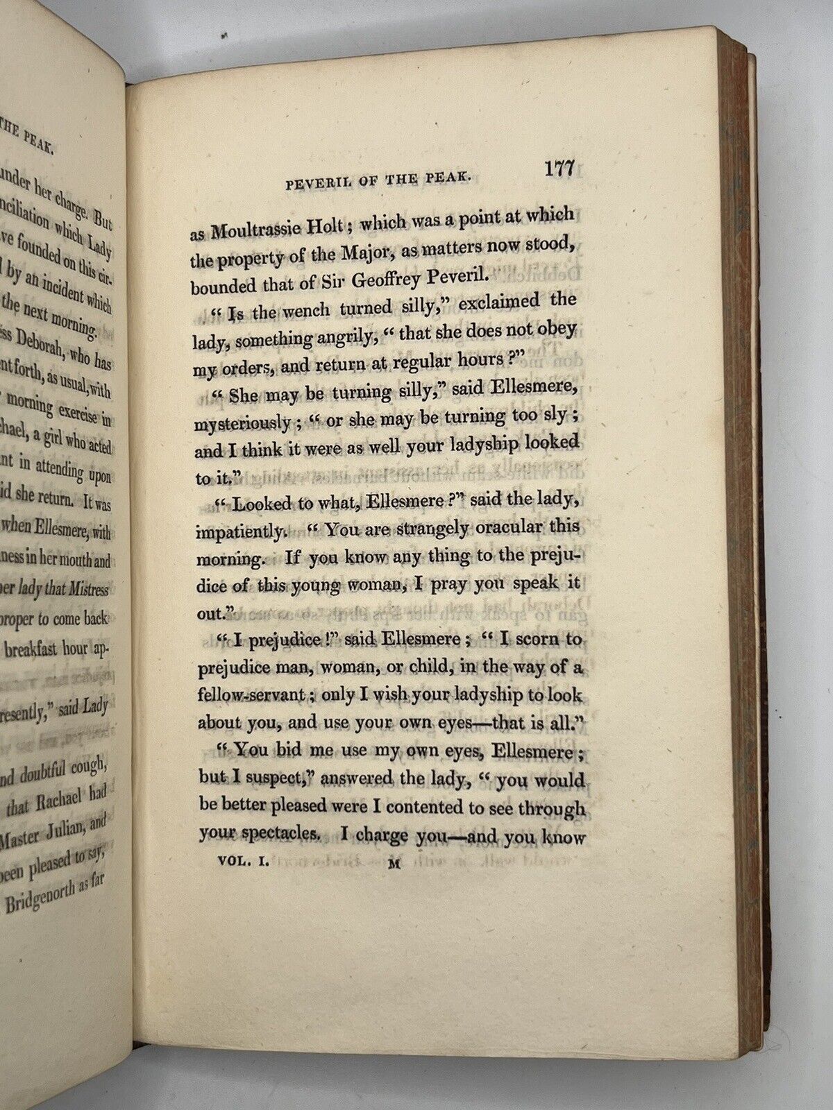 Peveril of the Peak by Sir Walter Scott 1822 First Edition