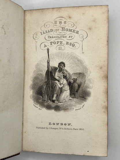 The Iliad and The Odyssey by Homer 1820 Alexander Pope Translation