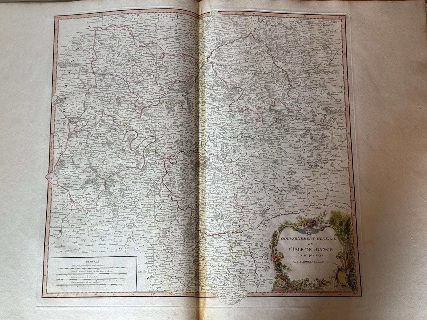 Composite Atlas by Robert de Vaugondy c.1770s Elephant Folio