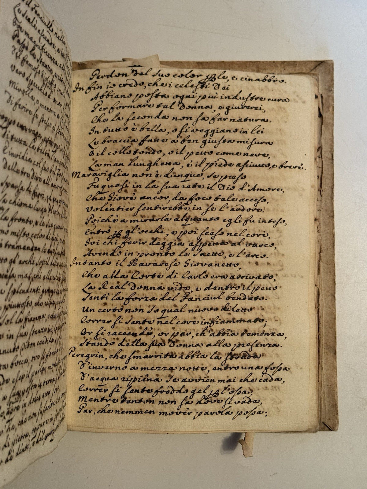 Italian Manuscript Book of Giuseppe Pozzi c1750-75