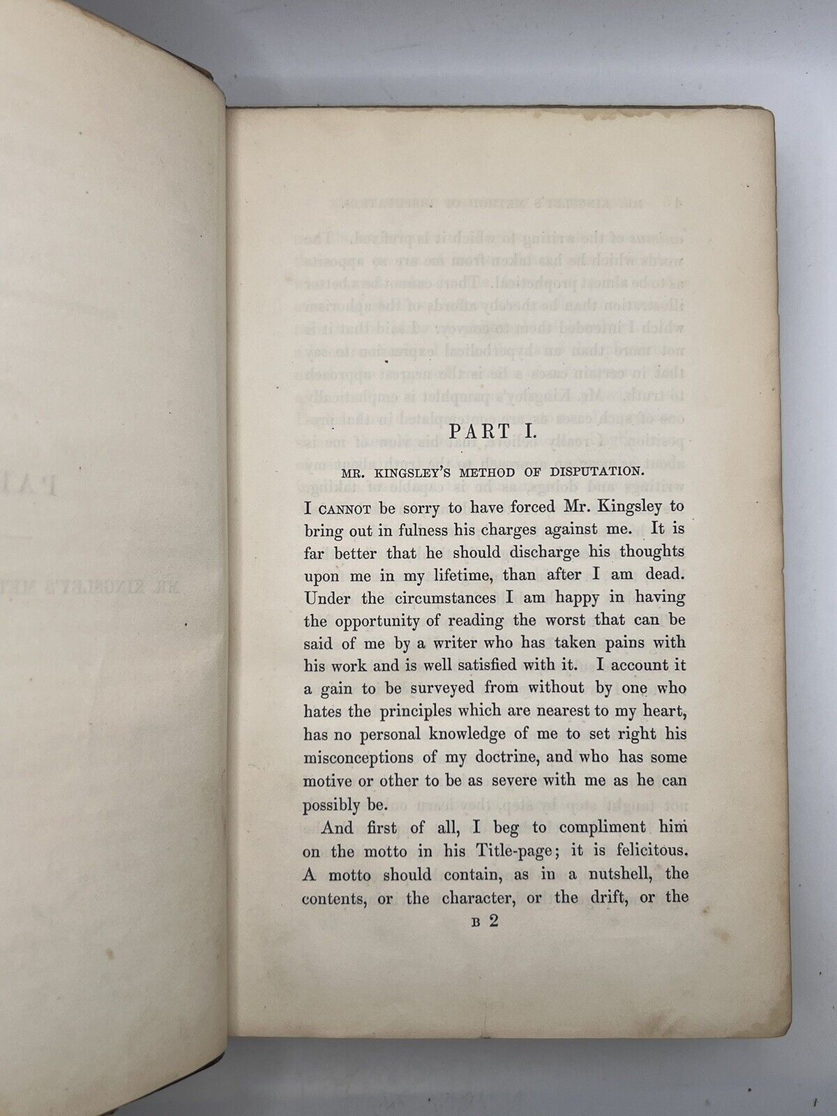 Apologia Pro Vita Sua by John Henry Newman 1864 First Edition