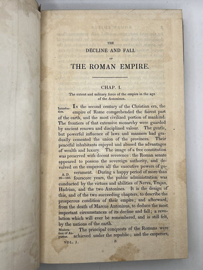 The History of the Decline and Fall of the Roman Empire by Edward Gibbon 1825