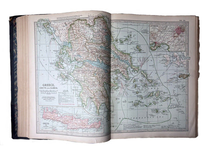 A Beautiful Atlas ILLUSTRATED WITH 124 COLOUR MAPS 1903