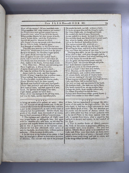 The Iliad and the Odyssey by Homer c.1798