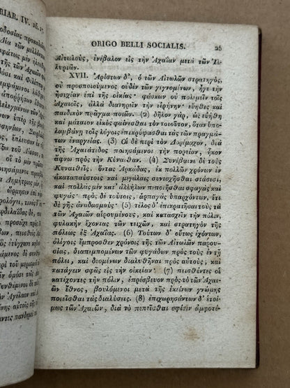 Polybius Histories 1816